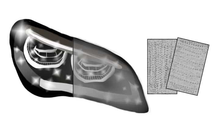 How To Clean Headlights With WD40 - Step 3 Sand your headlight with a Sandpaper 600