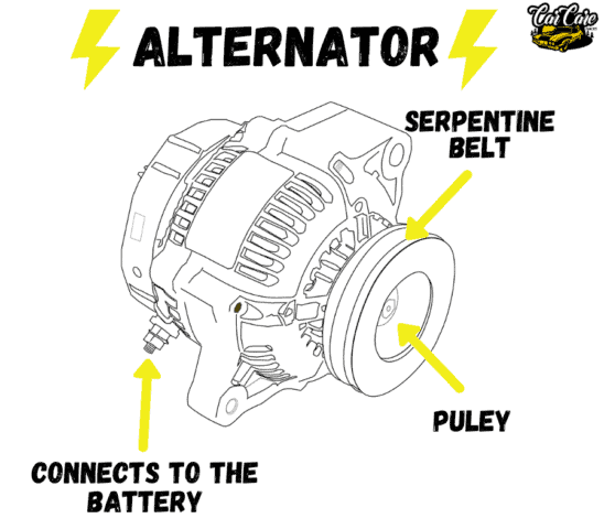 Parts Of Cars, Their Location and Function - Alternator