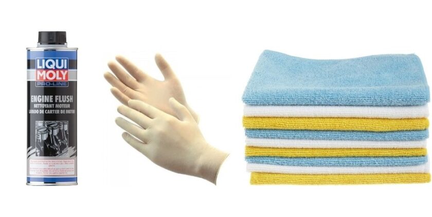 Gather the needed cleaning supplies