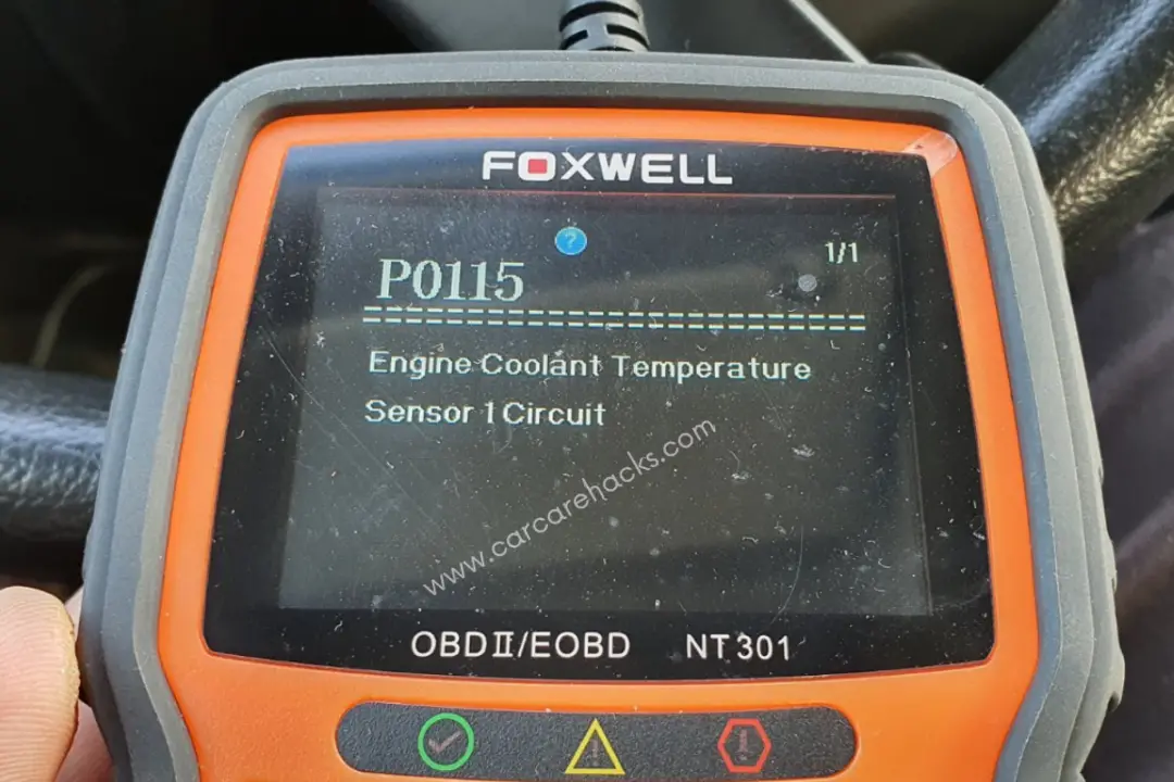 P0115 Engine Coolant Temperature Sensor 1 Circuit – Meaning, Symptoms, Causes, and How To Fix It