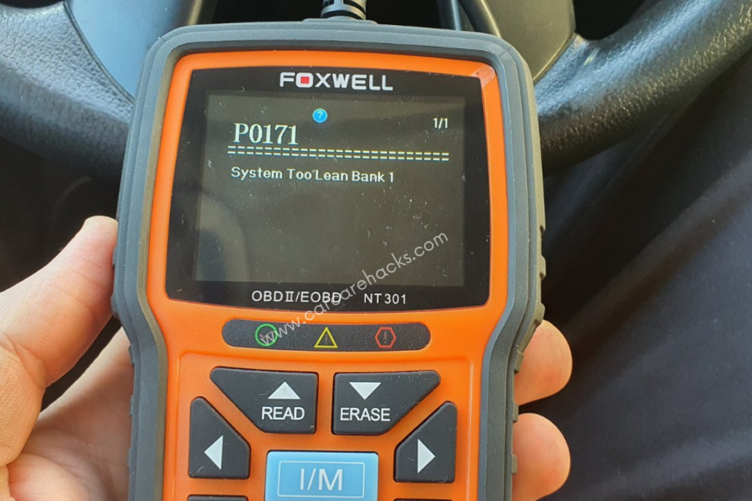 P0171 OBD-II System Too Lean (Bank 1) Trouble Code